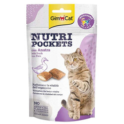 GimCat - Gimcat Nutripockets Kedi Ödülü Ördekli Multivitamin 60 Gr