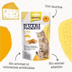 Gimcat Nutripockets Kedi Ödülü Peynir Taurin 60 Gr - GimCat (1)