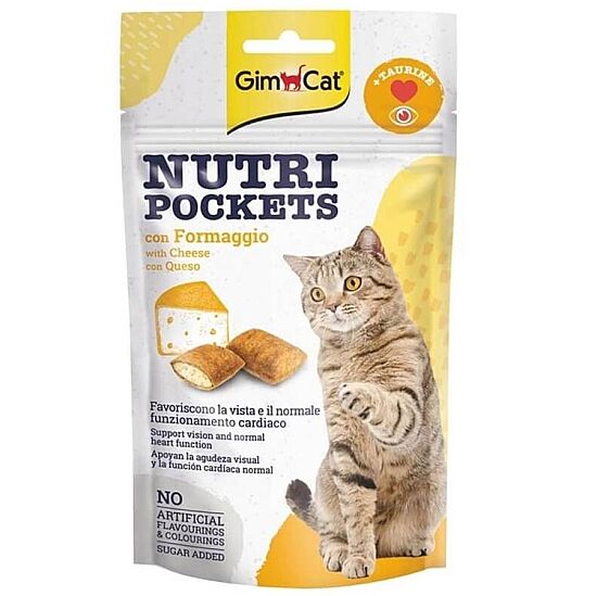 Gimcat Nutripockets Kedi Ödülü Peynir Taurin 60 Gr - 1