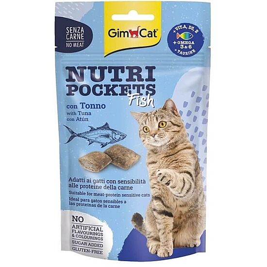 Gimcat Nutripockets Ton Balıklı Kedi Ödülü 60 Gr - 1