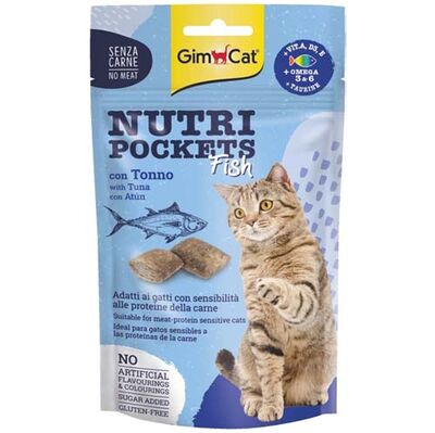 Gimcat Nutripockets Ton Balıklı Kedi Ödülü 60 Gr