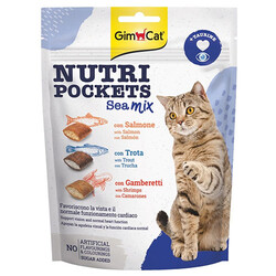 GimCat - Gimcat Nutripockets Seamix Taurine Kedi Ödülü 150 Gr