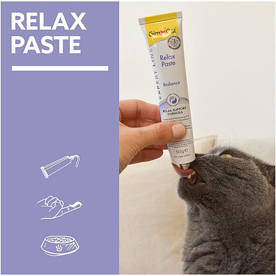 GimCat Relax Paste Kedi Sakinleştirici Paste Macunu 50 Gr - 5