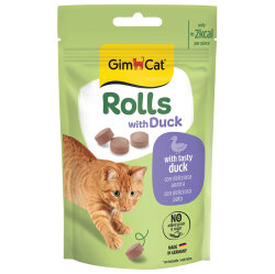 Gimcat Rolls With Ördek Etli Kedi Ödül Tableti 50 Gr - GimCat