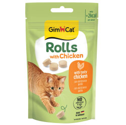 Gimcat Rolls With Tavuk Etli Kedi Ödül Tableti 50 Gr - GimCat