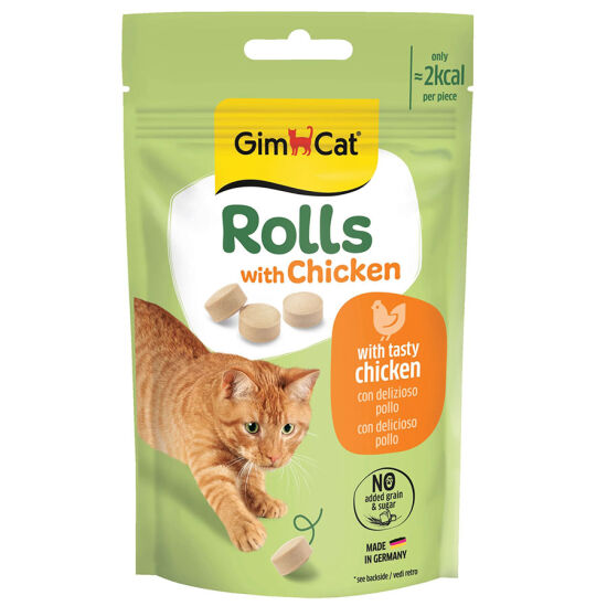 Gimcat Rolls With Tavuk Etli Kedi Ödül Tableti 50 Gr - 1