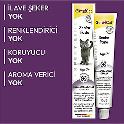 GimCat Senior Paste Yaşlı Kedi Vitamin Paste Macunu 50 Gr - 3