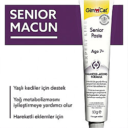 GimCat Senior Paste Yaşlı Kedi Vitamin Paste Macunu 50 Gr - GimCat (1)