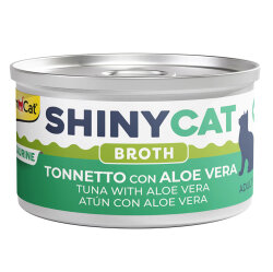 GimCat ShinyCat Broth Aleo Veralı Ton Balığı Kedi Konservesi 70 Gr - GimCat