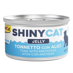 GimCat ShinyCat Broth Ançuezli Ton Balığı Kedi Konservesi 70 Gr - GimCat