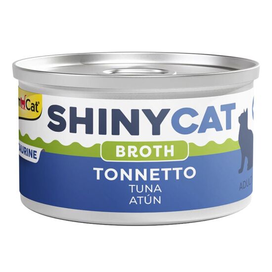 GimCat ShinyCat Broth Ton Balıklı Kedi Konservesi 70 Gr - 1