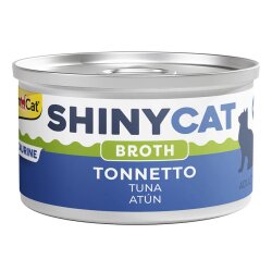 GimCat ShinyCat Broth Ton Balıklı Kedi Konservesi 70 Gr - GimCat