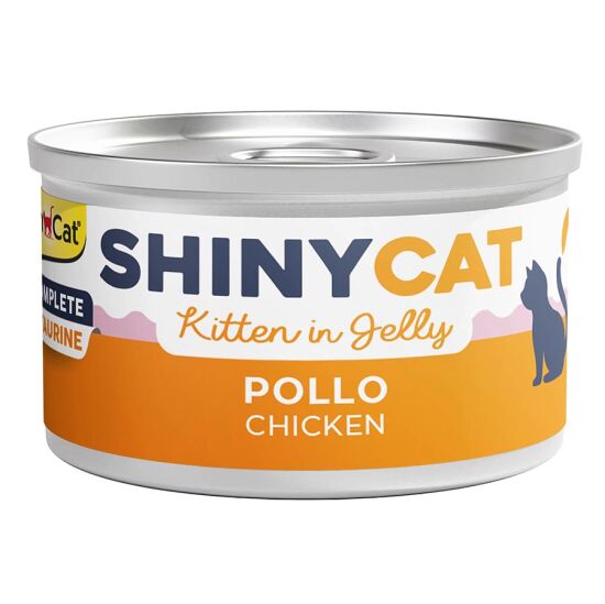 GimCat ShinyCat Jelly Kitten Tavuklu Jöleli Kedi Konservesi 70 Gr - 1