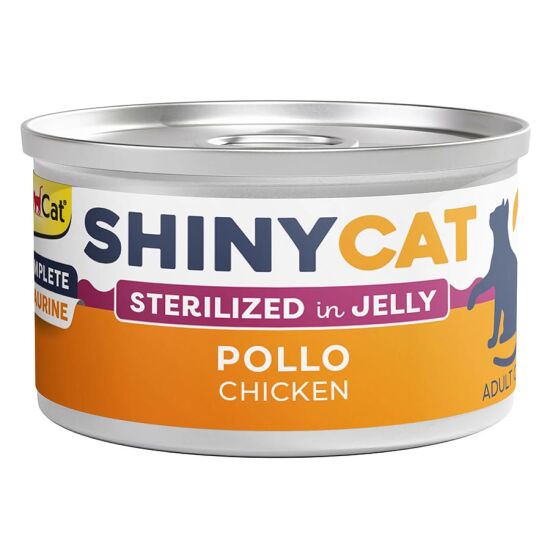 GimCat ShinyCat Jelly Sterilized Tavuklu Jöleli Kısırlaştırılmış Kedi Konservesi 70 Gr - 1