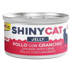 GimCat ShinyCat Jelly Yengeçli Tavuk Jöleli Kedi Konservesi 70 Gr - GimCat