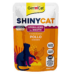 GimCat Shinycat Pouch Kısırlaştırılmış Tavuk Etli Yaş Kedi Maması 70 Gr - GimCat