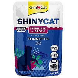 GimCat Shinycat Pouch Kısırlaştırılmış Ton Balıklı Yaş Kedi Maması 70 Gr - GimCat
