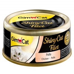 GimCat - GimCat ShinyCat Tavuk Kıyılmış Fileto Kedi Konservesi 70 Gr
