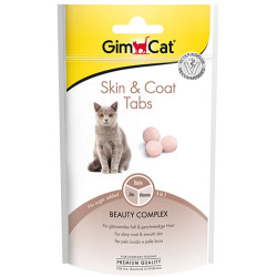 GimCat - Gimcat Skin & Coat Tabs Deri ve Tüy Sağlığı Kedi Ödül Tableti 40 Gr