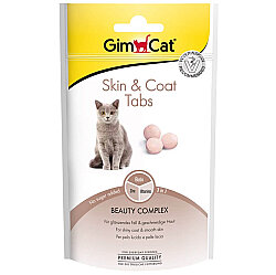 Gimcat Skin Coat Tabs Deri ve Tüy Sağlığı Kedi Ödül Tableti 40 Gr - GimCat