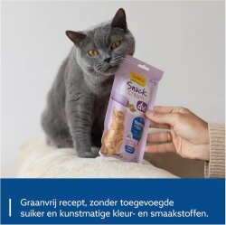 Gimcat Snack Cream Duo Ton Balıklı ve Çim Ek Besin Kedi Ödülü 6 x 15 Gr - 3