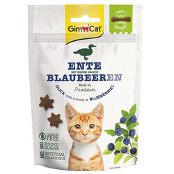 GimCat - GimCat Soft Snacks Ördek ve Yaban Mersini Tahılsız Kedi Ödülü 60 Gr