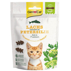 GimCat - GimCat Soft Snacks Somon ve Maydonoz Tahılsız Kedi Ödülü 60 gr