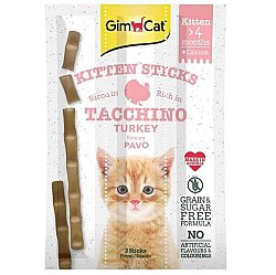 Gimcat Sticks Kitten Hindili Yavru Kalsiyum Tahılsız Kedi Ödül Çubukları 3x3 Gr (9 Gr) - GimCat