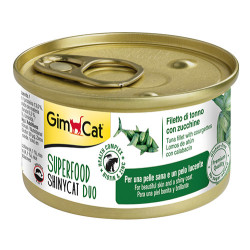 GimCat - GimCat Superfood Shinycat Fileto Ton Balıklı ve Kabaklı Kedi Konservesi 70 Gr