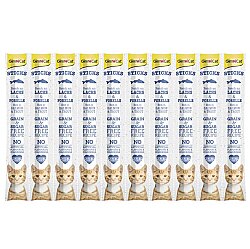 Gimcat Tahılsız Somon ve Alabalık Kedi Ödül Çubukları 10 Parça 5 Gr x 10 Adet (50 Gr) - GimCat