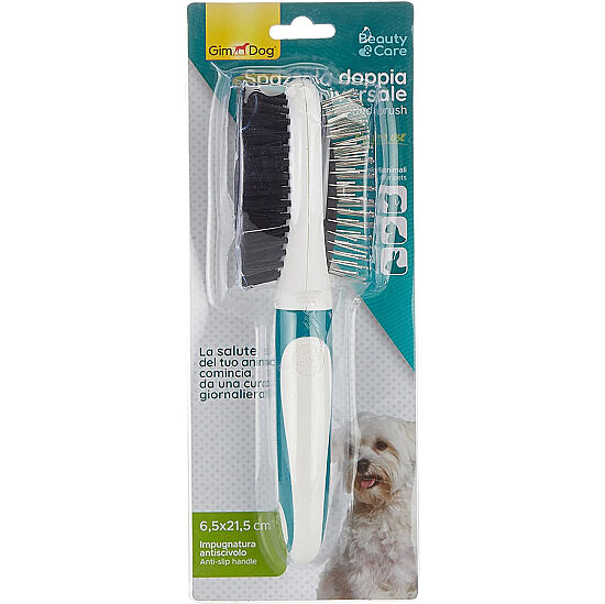 Gimdog 57508 Köpek ve Kedi Fırçası ve Tarağı Çift Taraflı 6,5 x 21,5 cm - 2