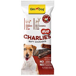 Gimdog Charlies Duo Sığır Etli ve Av Etli Köpek Ödülü 60 Gr - GimDog