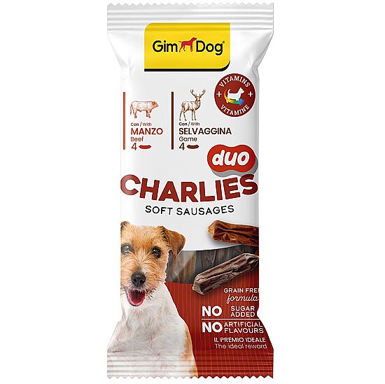 Gimdog Charlies Duo Sığır Etli ve Av Etli Köpek Ödülü 60 Gr - 1