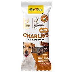 Gimdog Charlies Duo Tavuklu ve Av Etli Köpek Ödülü 60 Gr - GimDog