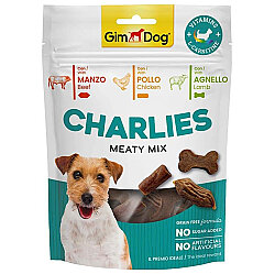 Gimdog Charlies Meaty Mix Sığır Etli Tavuklu ve Kuzu Etli Tahılsız Köpek Ödülü 70 Gr - GimDog