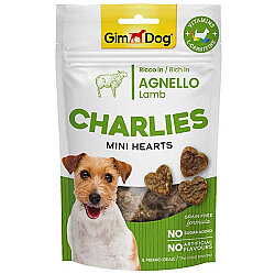 Gimdog Charlies Mini Hearts Kuzu Etli Tahılsız Köpek Ödülü 70 Gr - GimDog