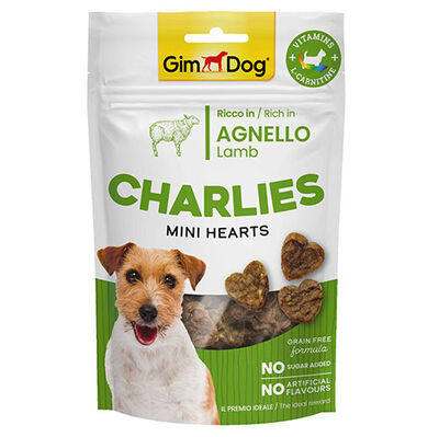 Gimdog Charlies Mini Hearts Kuzu Etli Tahılsız Köpek Ödülü 70 Gr