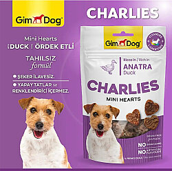 Gimdog Charlies Mini Hearts Ördekli Tahılsız Köpek Ödülü 70 Gr - 2
