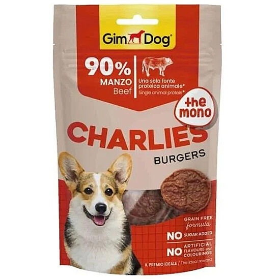 Gimdog Charlies The Mono Burgers Sığır Etli Tahılsız Köpek Ödülü 70 Gr - 1