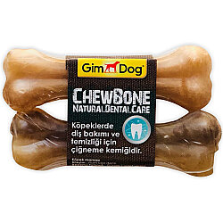 Gimdog Mordimi Press Kemik 4,5 - 12 Cm - 2 li Naturel Paket - GimDog