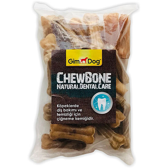 Gimdog Mordimi Press Naturel Kemik Köpek Ödülü (25 li Paket) - 5 Cm - 1