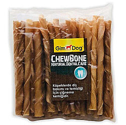 Gimdog Naturel Burgu Çubuk Köpek Ödülü (50 li Paket 5 - 6 Gr) - GimDog