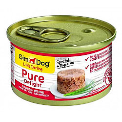 Gimdog Pure Delight Ton Balığı Biftek Köpek Konservesi 85 Gr - GimDog