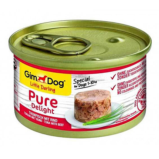 Gimdog Pure Delight Ton Balığı Biftek Köpek Konservesi 85 Gr - 1