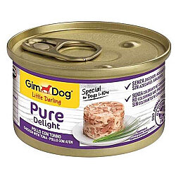 Gimdog Pure Delight Ton Balığı Tavuklu Köpek Konservesi 85 Gr - GimDog