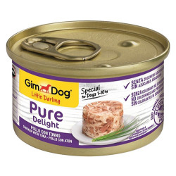 GimDog - Gimdog Pure Delight Ton Balığı Tavuklu Köpek Yaş Maması 85 Gr