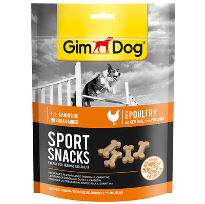 Gimdog Sport Snacks Kümes Hayvanı L - Carnitinli Tahılsız Ödül Tableti 150 Gr