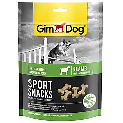 Gimdog Sport Snacks Kuzu L - Carnitinli Tahılsız Ödül Tableti 150 Gr - GimDog