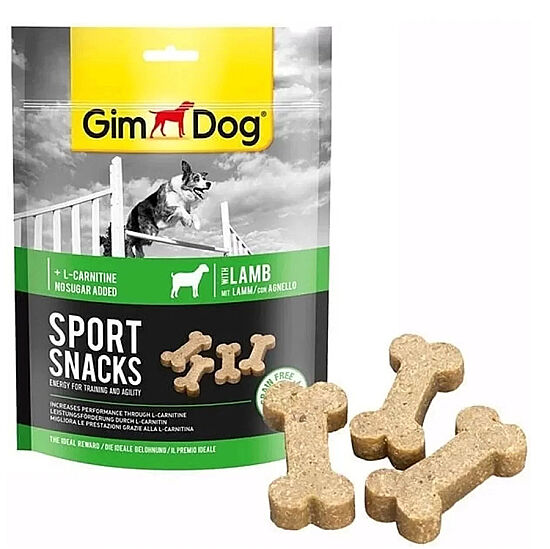 Gimdog Sport Snacks Kuzu L - Carnitinli Tahılsız Ödül Tableti 150 Gr - 2