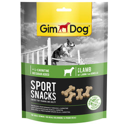 GimDog - Gimdog Sport Snacks Kuzu L - Carnitinli Tahılsız Ödül Tableti 150 Gr